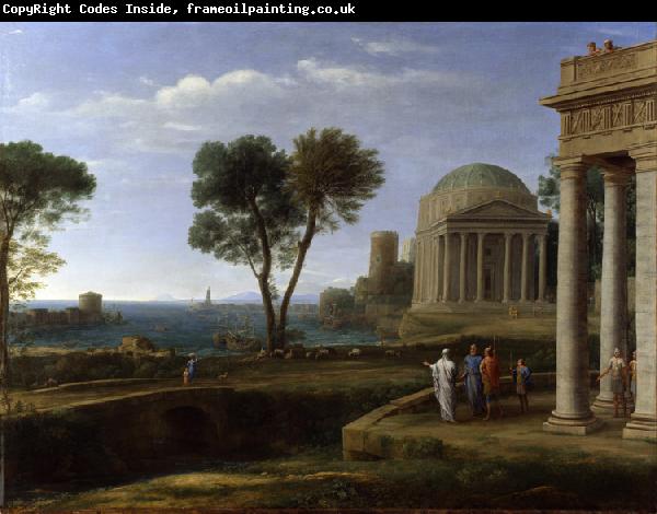 Claude Lorrain Landscape with Aeneas on Delos (mk17)